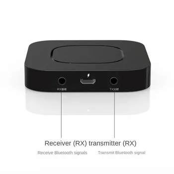  Аудиоприемник и передатчик Bluetooth 5.0, аудиоадаптер Bluetooth 2 в 1, разъем 3,5 мм, USB, музыкальные стерео беспроводные адаптеры, ключ