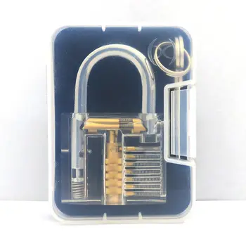  Набор практических отмычек для навесного замка со сломанным ключом Набор слесарных инструментов для снятия ключей Набор крючков для снятия замка 
