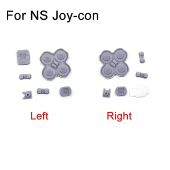  Оригинал для Nintendo Switch NS Joy-Con Левый Правый контроллер, комплект токопроводящих резиновых силиконовых накладок для кнопок для JoyCon