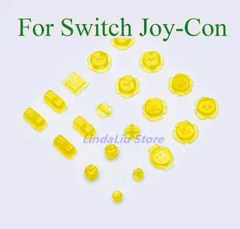  30 комплектов Прозрачных Сменных Кнопок Полного Комплекта SL SR Trigger ABXY Direction Keys Кнопка Для Nintend Switch JoyCon Аксессуары