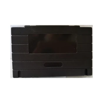  Прозрачная Пластиковая Оболочка Для Замены Игрового Картриджа Черного цвета Для игровой карты NTSC SNES 16BIT game card Shell