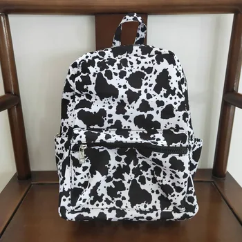  Оптовая продажа Western Baby Детский Бутик для путешествий на выходные для малышей на открытом воздухе Портативная Детская сумка для подростков с коровьим принтом