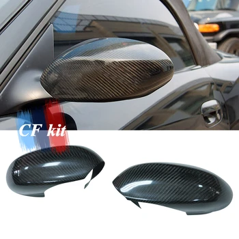  CF Kit Carbon Fiber E85 Крышки Зеркал Заднего Вида Для BMW Z4 E85 Наклейки Зеркальная Крышка Стайлинга Автомобилей