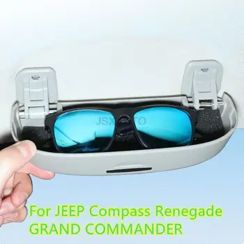  Для JEEP Renegade Коробка для автостекол, футляр для солнцезащитных очков, аксессуары для модификации интерьера, специальная неразрушающая установка