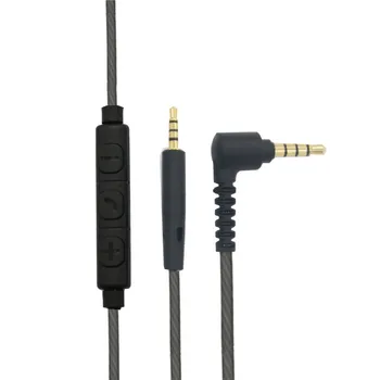  Сменный кабель для наушников Bose QC25 QC35 Для AKG Y40 Y50 Y45 Для xiaomi QC25 QC35 Y40 Y50 Y45 микрофонный кабель 3,5-2,5