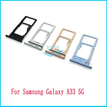  Для Samsung Galaxy A13 A23 A33 5G A135F A136U A336B Лоток Для Sim-карт SD Card Reader Гнездо Для чтения Карт Держатель Запасная Часть