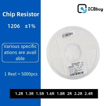  5000 шт 1206 резистор SMD Точность 1% 0 Ом ~ 10 М Ом 1.2 R 1.3R 1.5R 1.6R 1.8R 2R 2.2R 2.4R