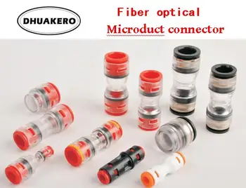 бесплатная доставка AB216 FTTH волоконно-оптический прозрачный прямой разъем, волоконно-оптический фитинг, разъем для микропродукции