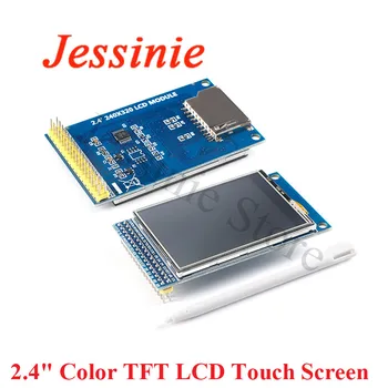  2,4-дюймовый 2,4-дюймовый цветной TFT-ЖК-дисплей с сенсорным экраном, модуль ILI9341 STM32 C51, разрешение драйвера 240 * 320, совместимый с Atom