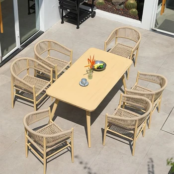  Прямые продажи с фабрики, ротанговое кресло для отдыха во дворе, водонепроницаемое и солнцезащитное сочетание ротангового кресла