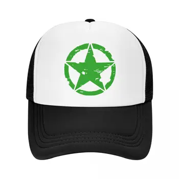  Модная бейсболка US Tactical Military Star Для мужчин И Женщин, Регулируемая Шляпа Дальнобойщика, Солнцезащитные кепки на открытом воздухе, Бейсболки Snapback