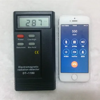  Тестер электромагнитного излучения DT-1180 Детектор излучения Бытовая техника Детекторы излучения мобильных телефонов