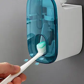  Автоматическая зубная паста для ванной комнаты, Водонепроницаемая Ленивая Соковыжималка для зубной пасты, Держатель для зубной щетки, Автоматическая Соковыжималка Для ванной комнаты
