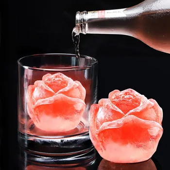  Розовая силиконовая форма для кубиков льда креативное мороженое кола кофе вино розовый кубик льда хоккейный мяч шлифовальный инструмент форма для эскимо
