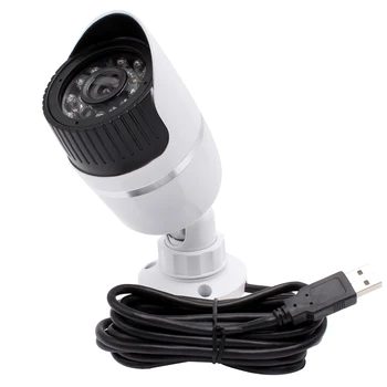  USB-камера наблюдения 2MP 1080P H.264 IR Cut IR Led дневного и ночного видения в пуленепробиваемом корпусе Водонепроницаемая наружная веб-камера