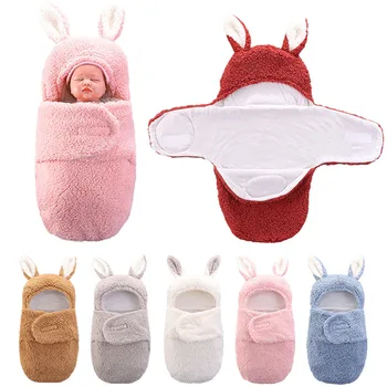 Мягкое одеяло для новорожденных, детский спальный мешок, конверт для новорожденных, Спальный мешок, Хлопковый утепленный кокон для детских фотографий, вещи