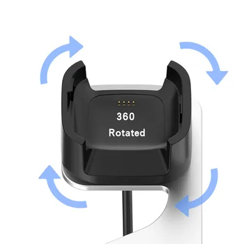  Металлическая подставка для зарядки зарядного устройства G02, док-станция для зарядки аксессуаров для часов Fitbit Versa2