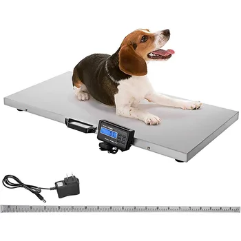  Ветеринарное оборудование Умные весы для домашних животных 150 кг 300 кг Чувствительные к нержавеющей стали Электронные Цифровые Весы для взвешивания животных