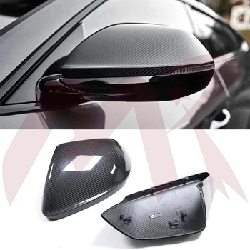  Для Audi Q8 RSQ8 Замените Сухую Карбоновую Крышку Бокового Зеркала Заднего Вида Автомобиля Аксессуарами Обвеса