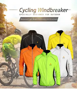  Ветрозащитная велосипедная куртка Для мужчин и женщин, Джерси для горных велосипедов, Велосипедная ветровка, Светоотражающий жилет для велоспорта, Водонепроницаемая ветровка MTB