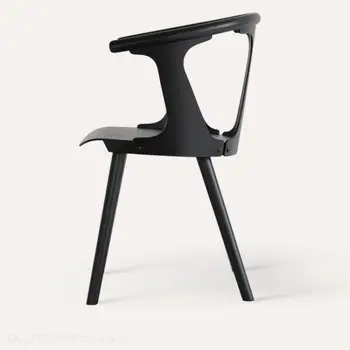  Обеденный стул из массива дерева, простой датский скандинавский ресторан высокого класса, итальянский стул Ln Between Sk Design