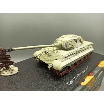  Масштаб 1:72 1945 Будапештская Война Немецкий Тигр II Tiger King Тяжелый Танк Модель Тяжелой Брони Из Металлического Сплава, Отлитые под давлением Модели, Игрушка Коллекционная