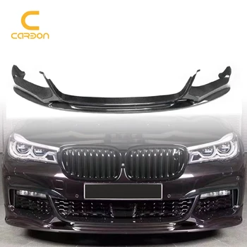  Передний бампер автомобиля из углеродного волокна, спойлер, Сплиттер, диффузор, Съемный обвес, защитный кожух для BMW 7 серии G12
