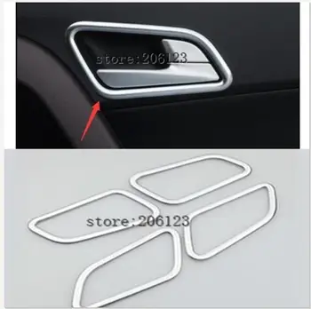  Подходит НА 2014-2017 годы для Hyundai ix25 (creta)   ABS Глянцевая или матовая Внутренняя боковая дверная ручка, крышка чаши, 4 шт.