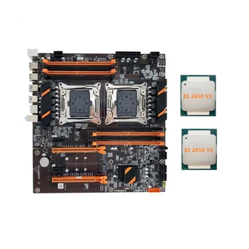  Материнская плата X99 с двойным процессором Поддерживает Память DDR4 ECC Максимальная поддержка Материнской платы 256G LGA2011 с процессором 2XE5 2650 V3