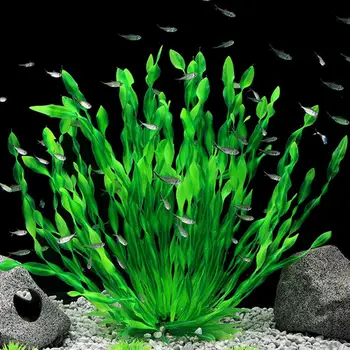  Поддельное растение, Высококачественное Прочное Аквариумное растение, Искусственные Водоросли, Аквариумное Украшение для подводного