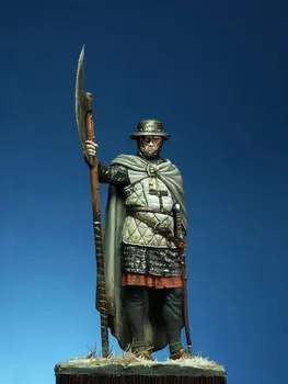  Неокрашенный комплект 1/32 54 мм древний тевтонский воин 54 мм фигурка Историческая фигура Набор из смолы