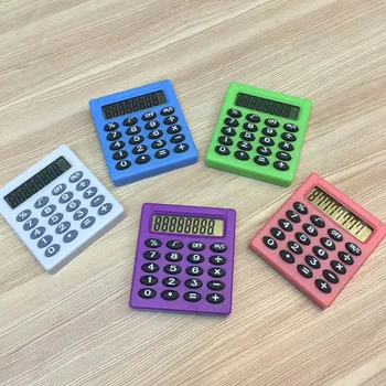  Мультяшный карманный мини-калькулятор, карманный калькулятор батареек для монет, Многофункциональный Портативный школьный офисный калькулятор