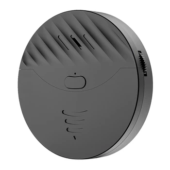  Tuya Smart WiFi Сигнализация, Датчик вибрации дверей и окон, Оповещение о защите Работает с Smart Life (черный)