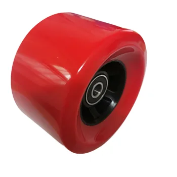  Аксессуары для четырехколесного скутера 83 мм Колесо для скейтборда SHR78A красного цвета Полиуретановые колеса, Мягкие Устойчивые колеса для Лонгборда