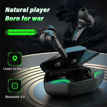  Беспроводная Bluetooth-гарнитура Kebidu TWS, игровые наушники HD-стерео с низкой задержкой, водонепроницаемая спортивная гарнитура с шумоподавлением и микрофоном