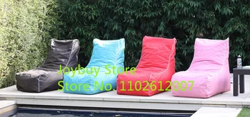  Уличная мебель-мешок для сидения одного человека, диван-кресло-мешок большого размера, Синий шезлонг-поплавок на воде