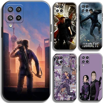  Marvel Avengers Hawkeye для Samsung Galaxy M32 Чехол для телефона TPU Shell Противоударная задняя крышка из жидкого кремния Carcasa