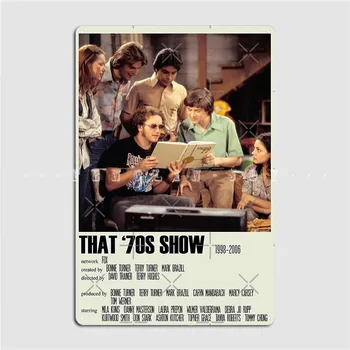  Шоу 70-х, Альтернативный плакат, художественное телешоу, Металлическая табличка, украшение плаката, кухонные таблички, Жестяная вывеска на кухне кинотеатра, плакат с жестяной вывеской
