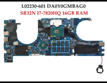  Высокое качество L02230-601 для HP Elitebook 1040 G4 Материнская плата Ноутбука DA0Y0GMBAG0 SR32N I7-7820HQ 16 ГБ Оперативной памяти 100% Полностью протестирована