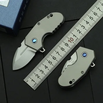 Новый 756 Складной Нож M390 Лезвие Титановая Ручка Открытый Кемпинг Охота Survivalv Портативный Подарок Фрукты Карманные Ножи EDC Инструменты