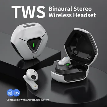  Беспроводные наушники Bluetooth 5.2, наушники с двойным стереофоническим звуком HIFI, игровые гарнитуры с шумоподавлением, наушники TWS Smart Touch