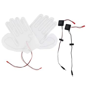  Зимняя тепловая грелка для рук 5 В, нагреватель для обуви, перчаток из углеродного волокна, USB-перчаток с подогревом, электронагревательного пленочного элемента